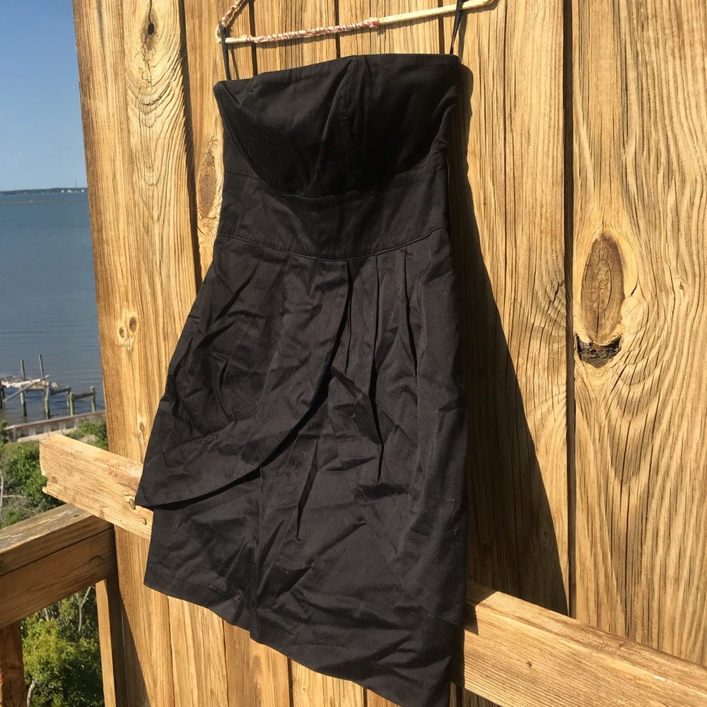Black Strapless New Look Tulip Dress